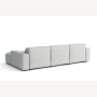 Olio Selezione Sofa w kształcie litery L Tkanina Raven 6